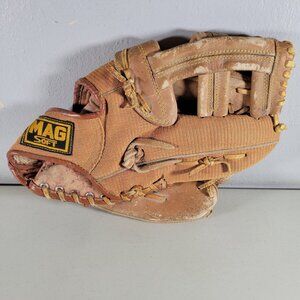 Mag Soft Baseball Glove MS-2497 Left Flex Action Rawhide Laced EZ Catch Pocket